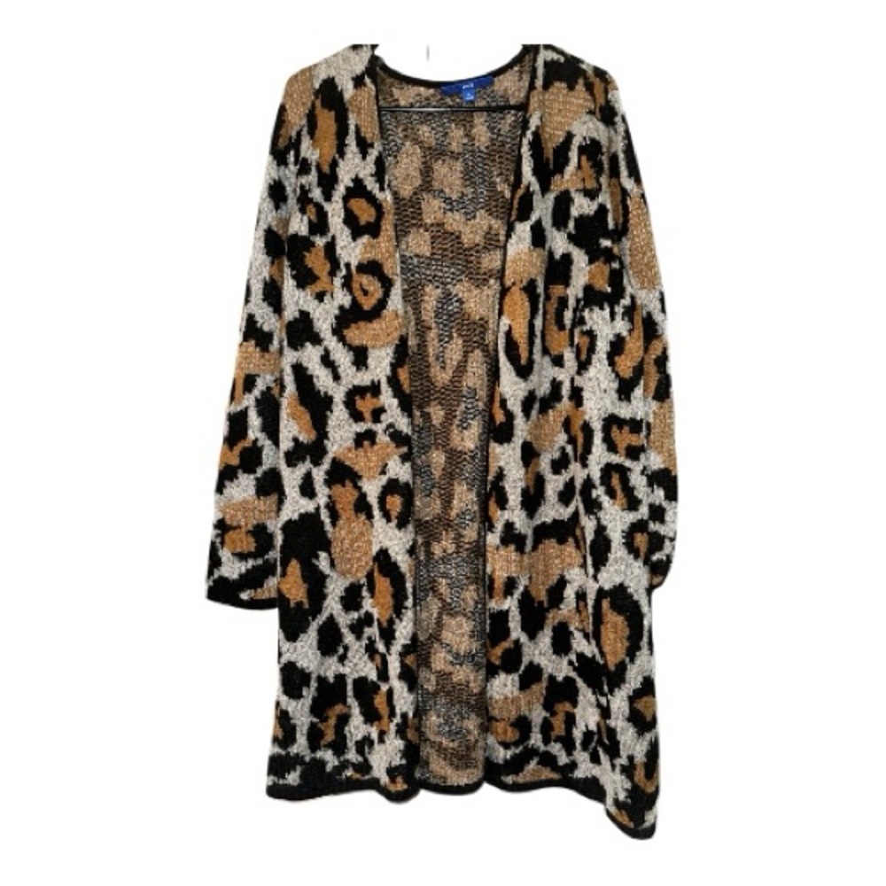 Apt. 9 Leopard Cardigan-NWOT